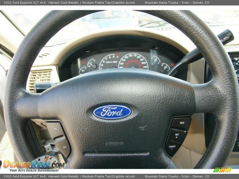 2002 Ford Explorer XLT 4x4 Harvest Gold Metallic / Medium Prairie Tan/Graphite Accent Photo #26