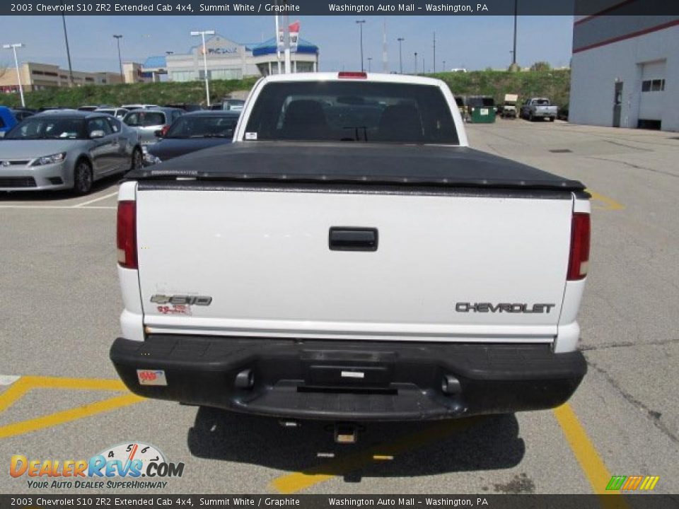 2003 Chevrolet S10 ZR2 Extended Cab 4x4 Summit White / Graphite Photo #5