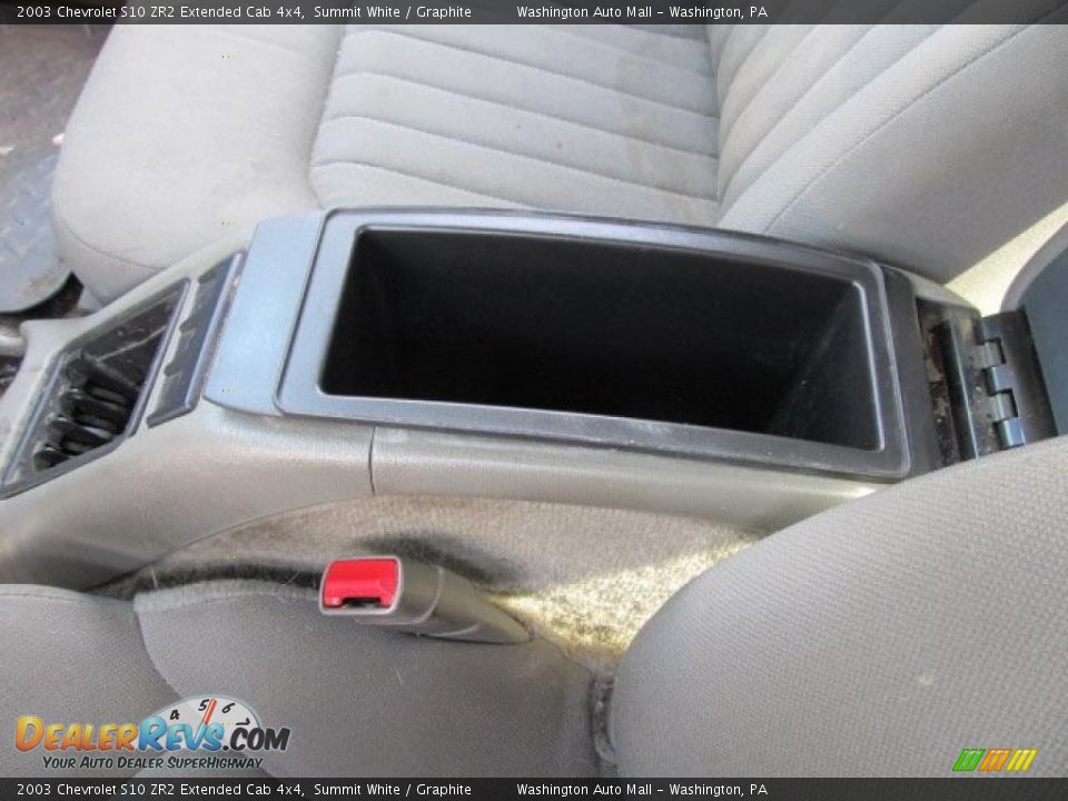 2003 Chevrolet S10 ZR2 Extended Cab 4x4 Summit White / Graphite Photo #17