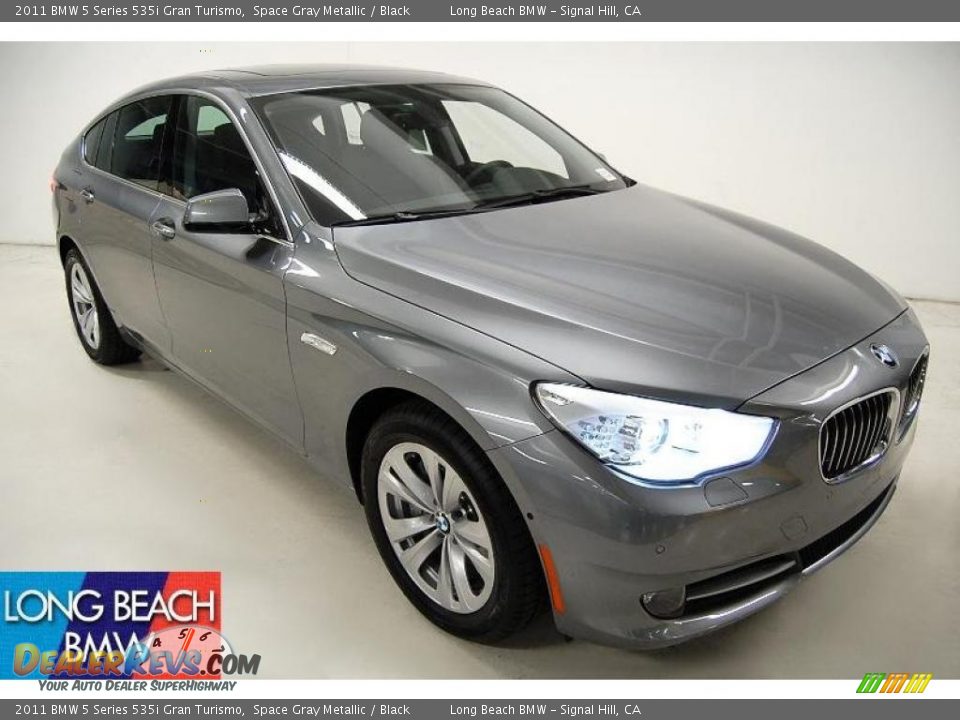2011 BMW 5 Series 535i Gran Turismo Space Gray Metallic / Black Photo #1