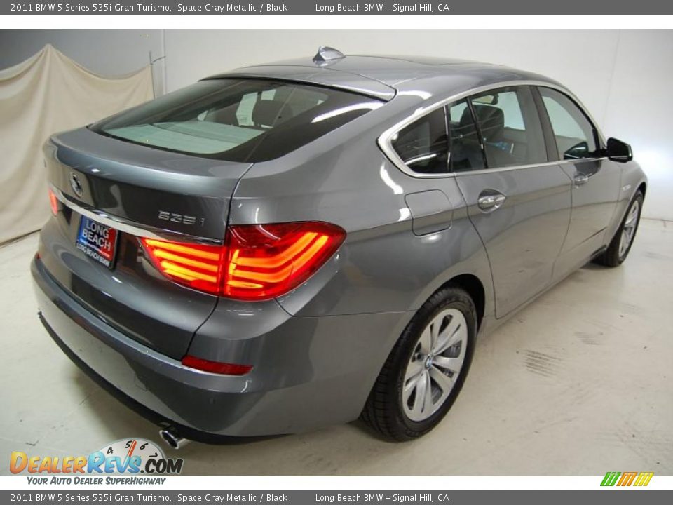 2011 BMW 5 Series 535i Gran Turismo Space Gray Metallic / Black Photo #6