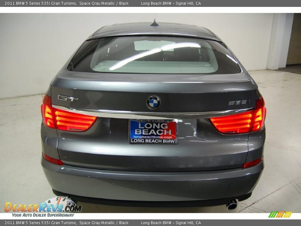 2011 BMW 5 Series 535i Gran Turismo Space Gray Metallic / Black Photo #7