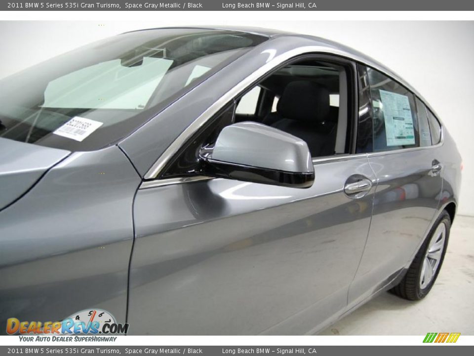 2011 BMW 5 Series 535i Gran Turismo Space Gray Metallic / Black Photo #13
