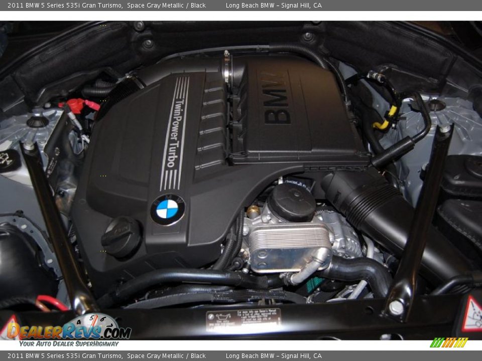 2011 BMW 5 Series 535i Gran Turismo 3.0 Liter TwinPower Turbocharged DFI DOHC 24-Valve VVT Inline 6 Cylinder Engine Photo #17