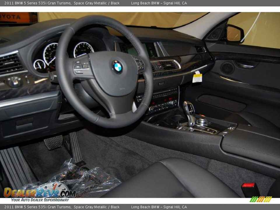 Black Interior - 2011 BMW 5 Series 535i Gran Turismo Photo #18