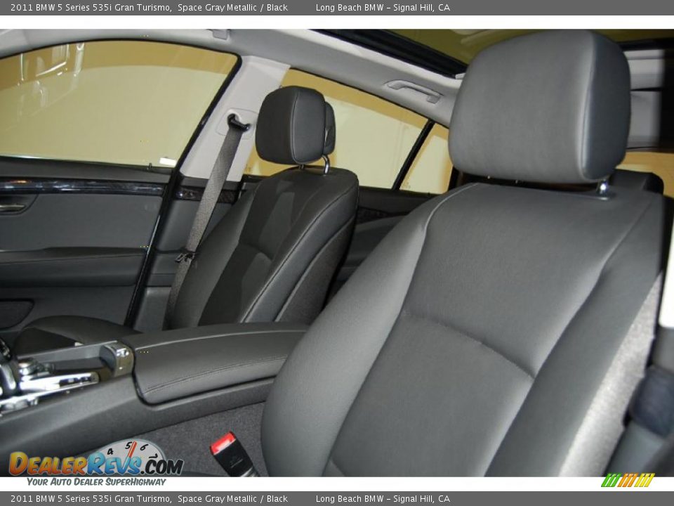 Black Interior - 2011 BMW 5 Series 535i Gran Turismo Photo #20