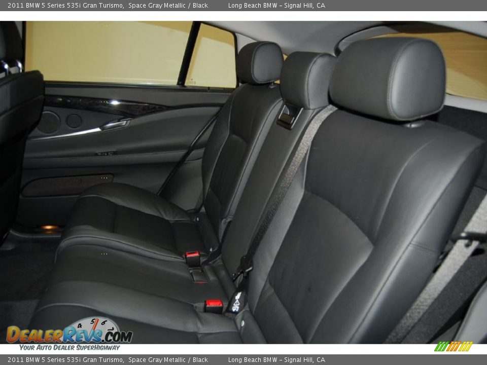 Black Interior - 2011 BMW 5 Series 535i Gran Turismo Photo #26