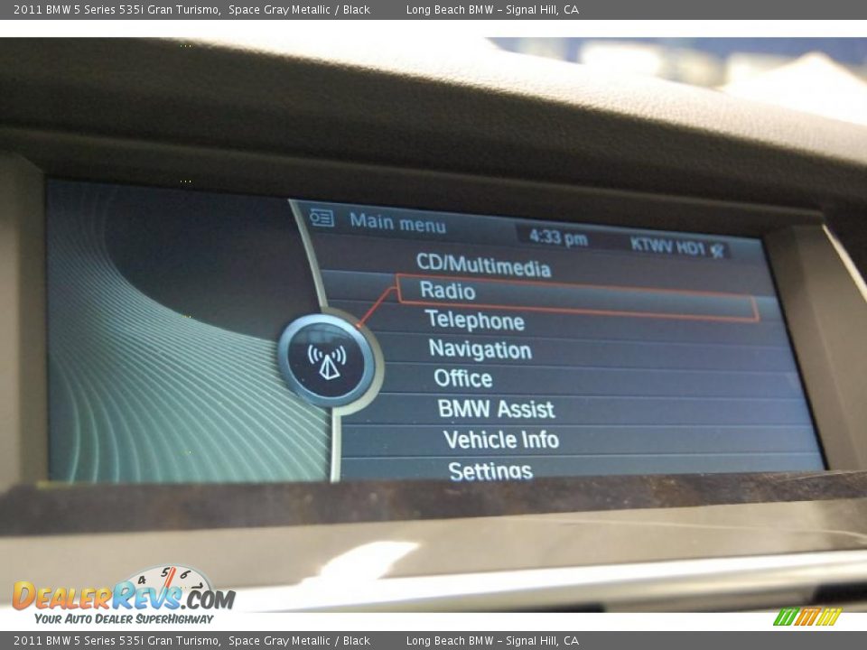 2011 BMW 5 Series 535i Gran Turismo Space Gray Metallic / Black Photo #34