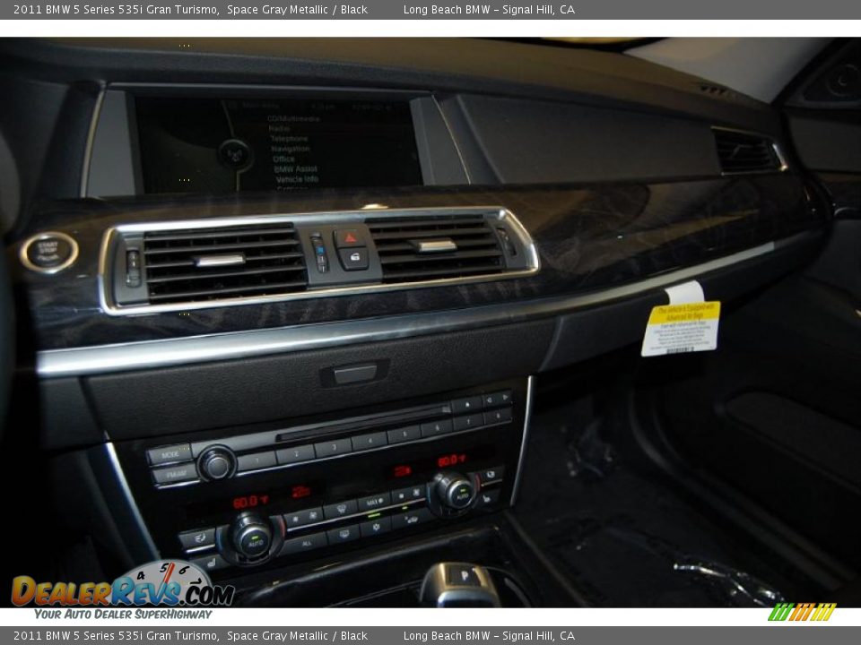2011 BMW 5 Series 535i Gran Turismo Space Gray Metallic / Black Photo #35