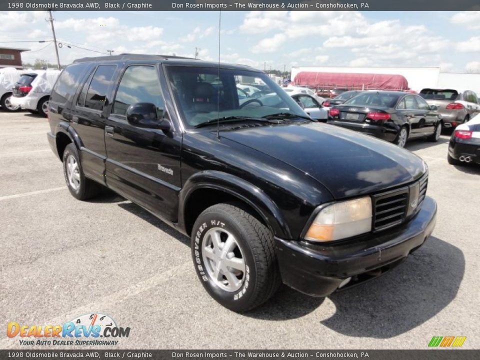 1998 Oldsmobile Bravada AWD Black / Graphite Photo #4