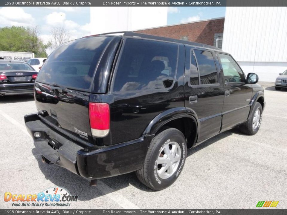 1998 Oldsmobile Bravada AWD Black / Graphite Photo #8