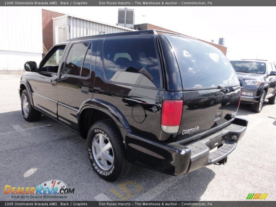 1998 Oldsmobile Bravada AWD Black / Graphite Photo #10