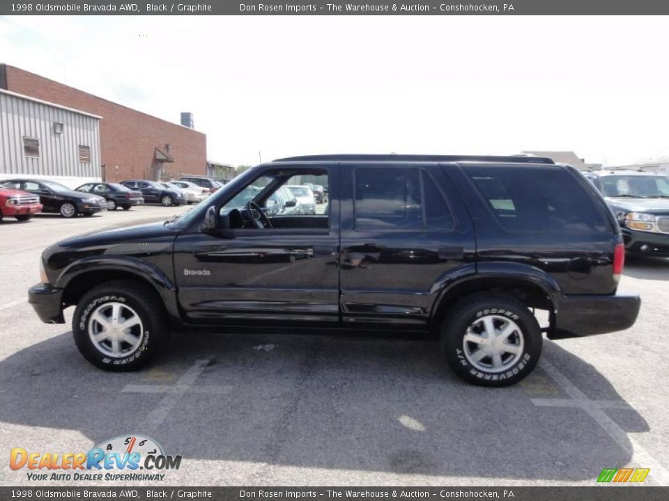 1998 Oldsmobile Bravada AWD Black / Graphite Photo #11