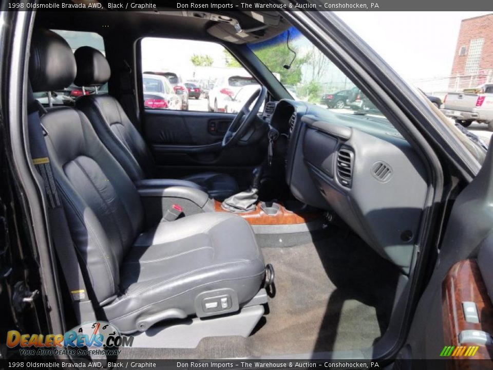 1998 Oldsmobile Bravada AWD Black / Graphite Photo #20