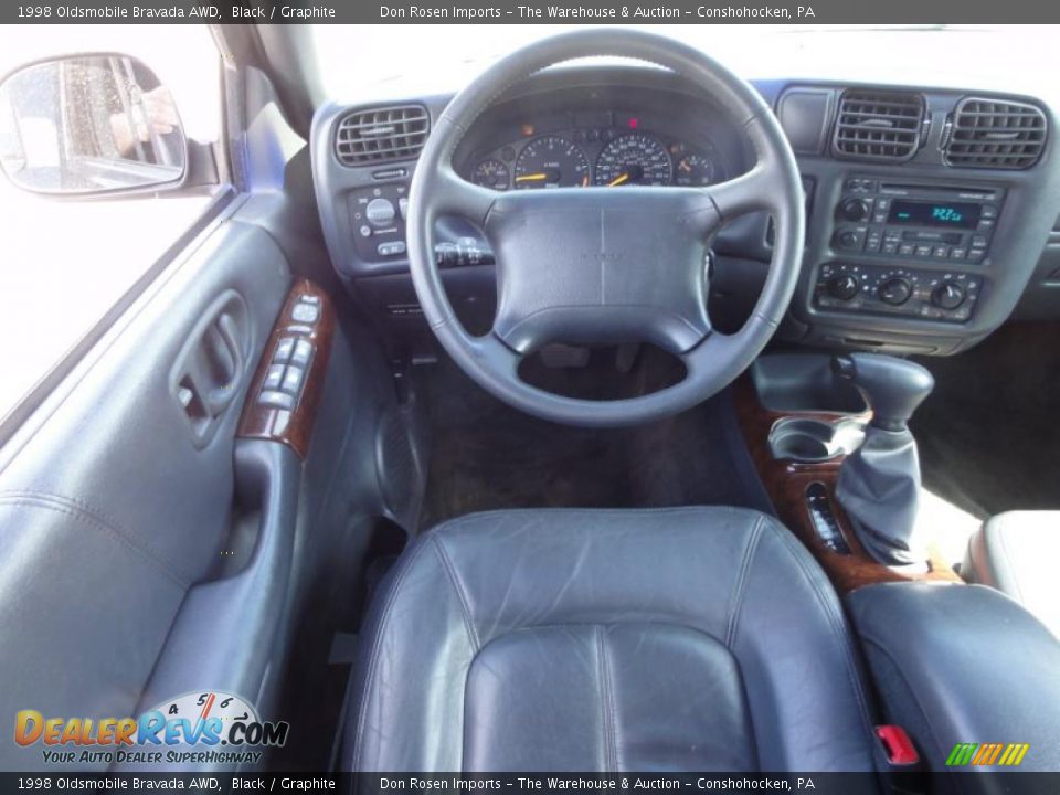 1998 Oldsmobile Bravada AWD Black / Graphite Photo #29