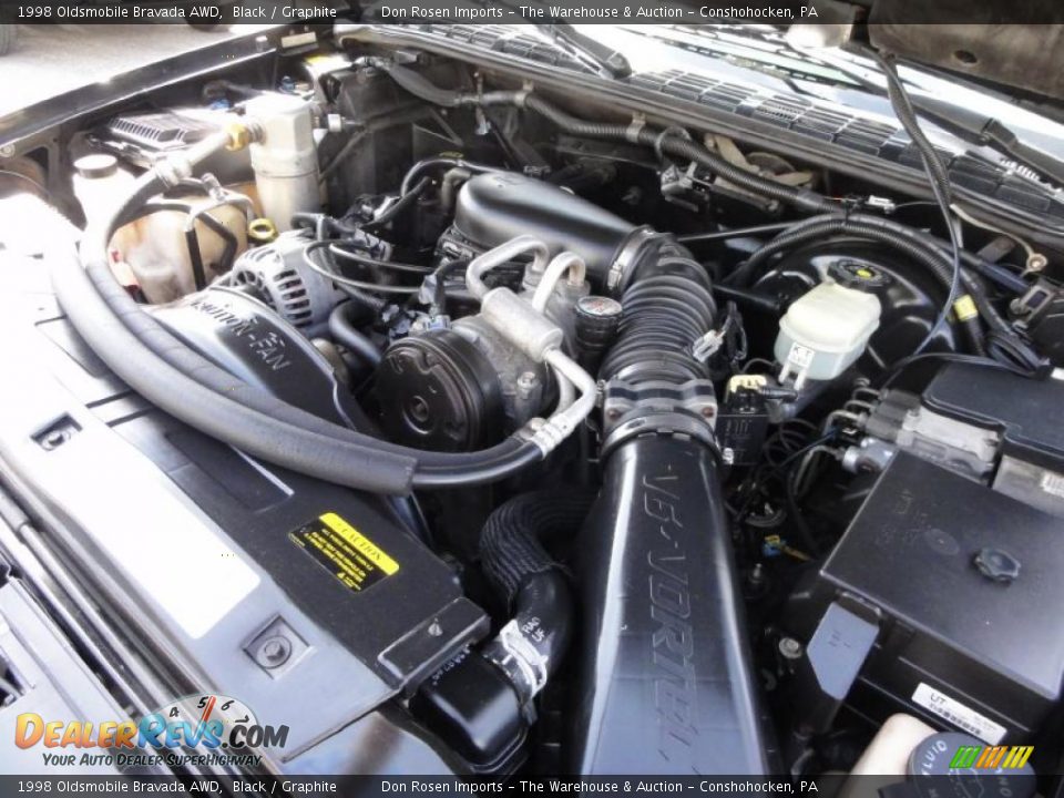 1998 Oldsmobile Bravada AWD Black / Graphite Photo #36