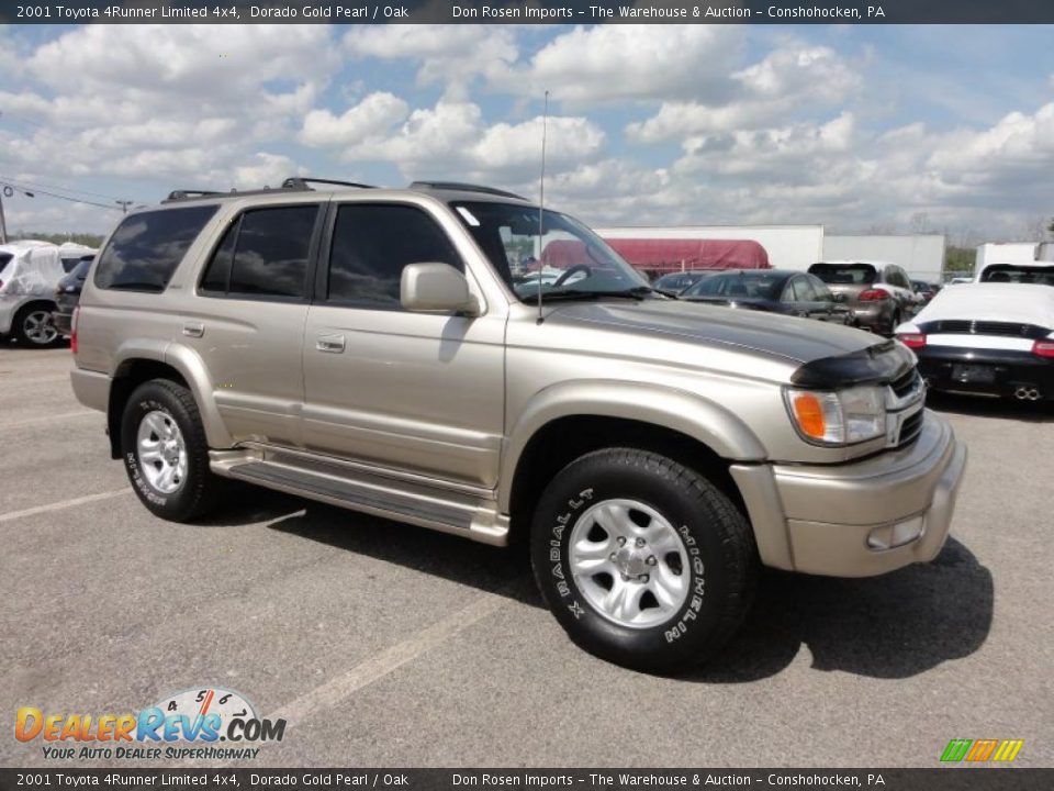 2001 Toyota 4Runner Limited 4x4 Dorado Gold Pearl / Oak Photo #6