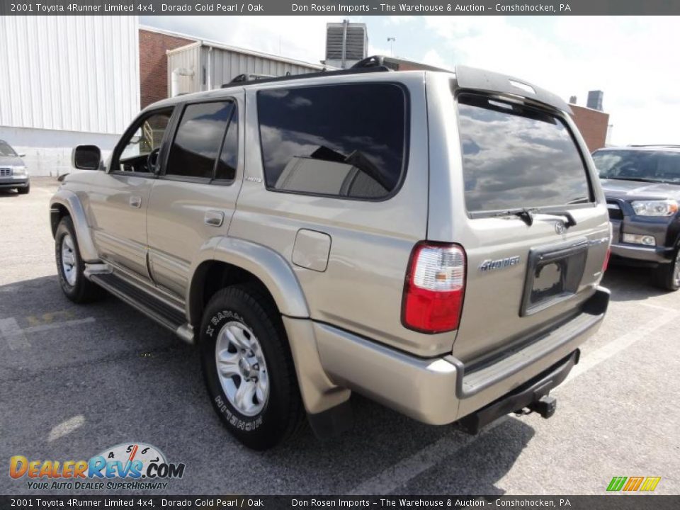 2001 Toyota 4Runner Limited 4x4 Dorado Gold Pearl / Oak Photo #10