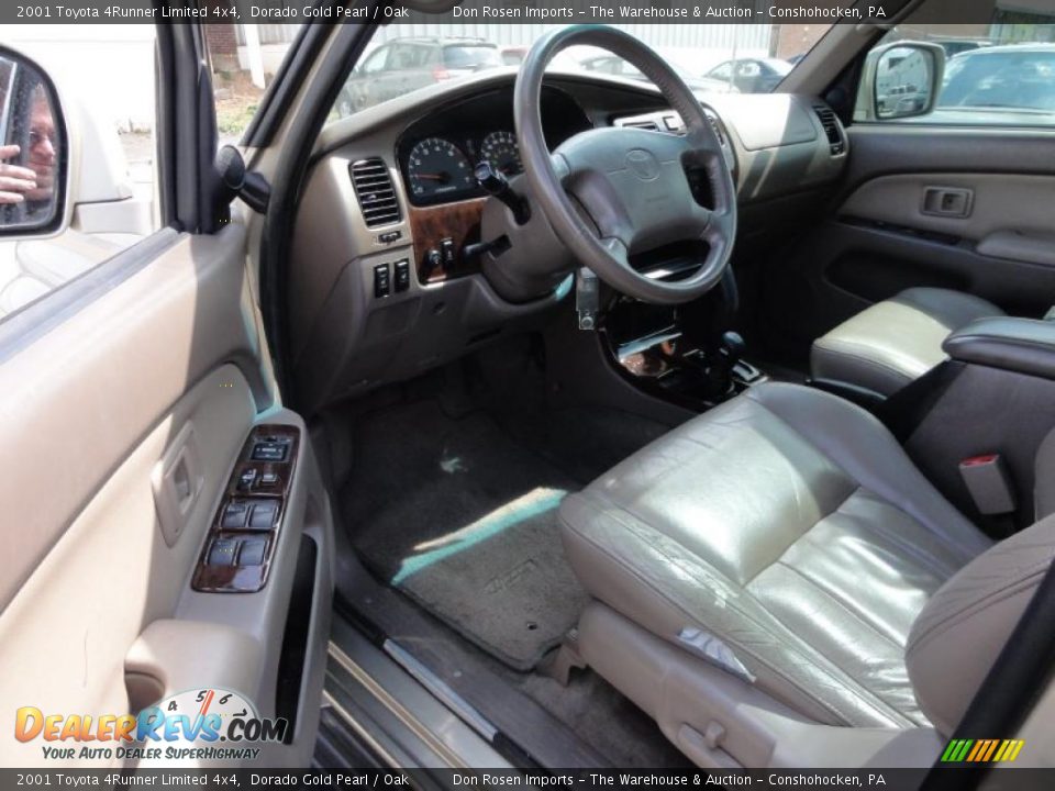 2001 Toyota 4Runner Limited 4x4 Dorado Gold Pearl / Oak Photo #13