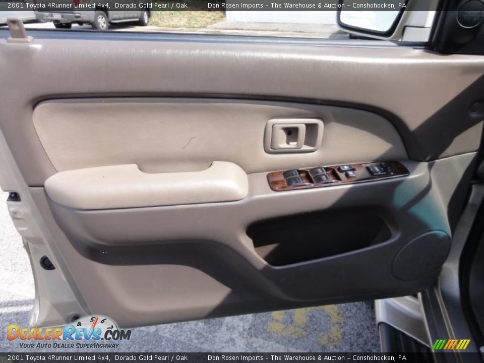 2001 Toyota 4Runner Limited 4x4 Dorado Gold Pearl / Oak Photo #14