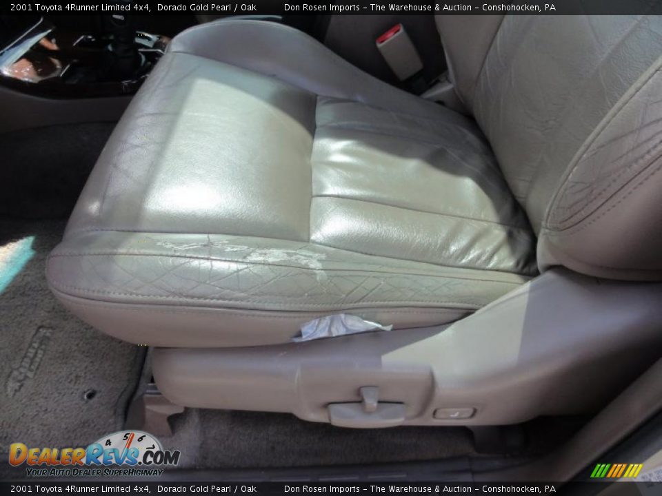 2001 Toyota 4Runner Limited 4x4 Dorado Gold Pearl / Oak Photo #16