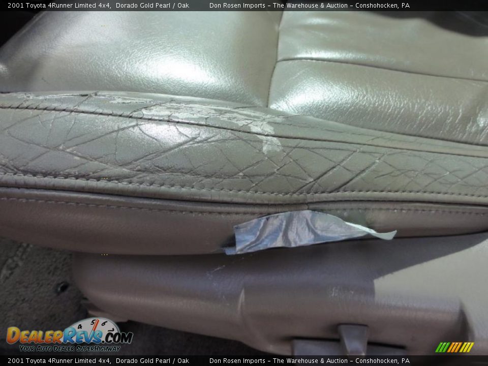 2001 Toyota 4Runner Limited 4x4 Dorado Gold Pearl / Oak Photo #17