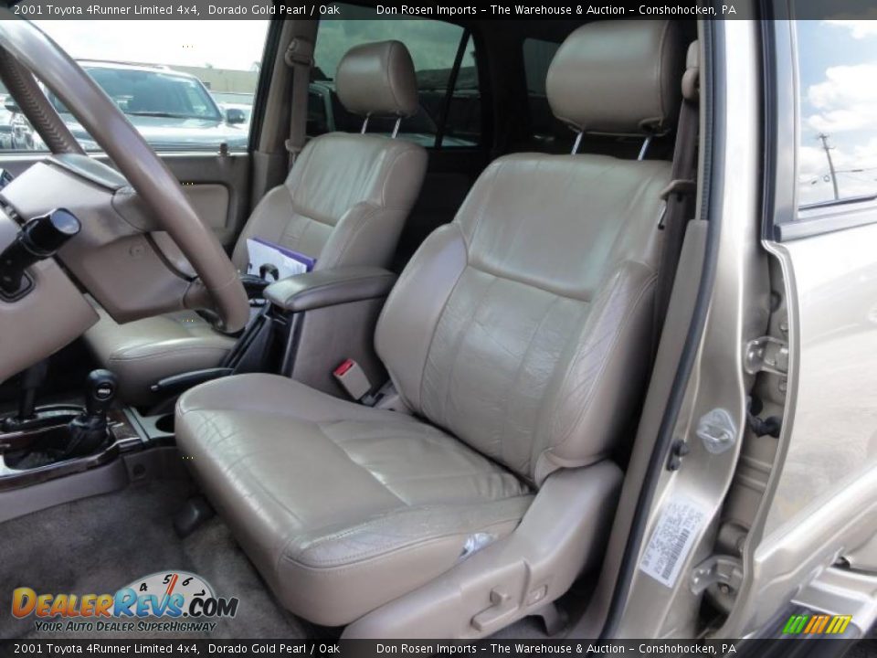 2001 Toyota 4Runner Limited 4x4 Dorado Gold Pearl / Oak Photo #18