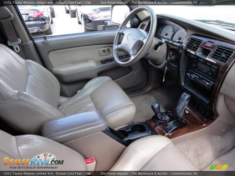 2001 Toyota 4Runner Limited 4x4 Dorado Gold Pearl / Oak Photo #20
