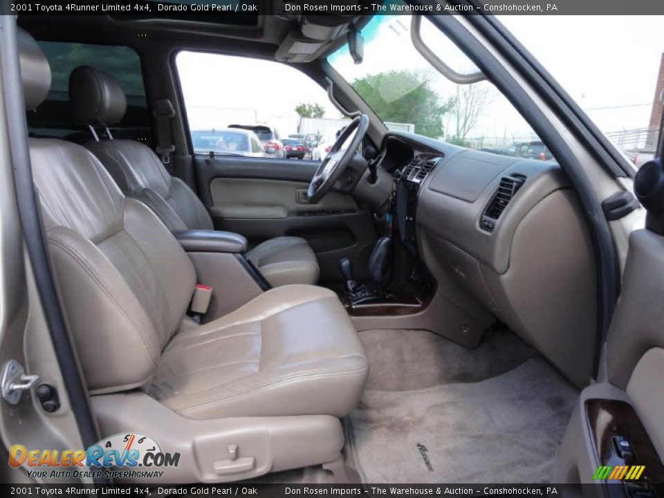 2001 Toyota 4Runner Limited 4x4 Dorado Gold Pearl / Oak Photo #21