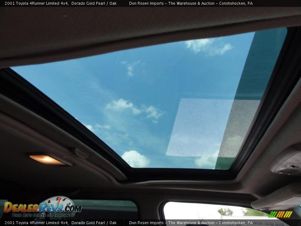 2001 Toyota 4Runner Limited 4x4 Dorado Gold Pearl / Oak Photo #23