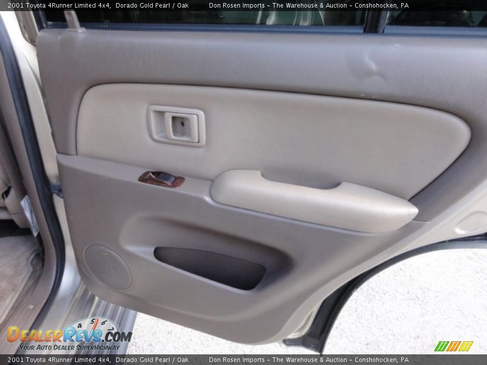 2001 Toyota 4Runner Limited 4x4 Dorado Gold Pearl / Oak Photo #27