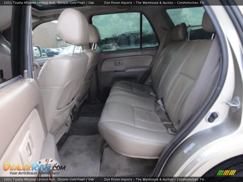 2001 Toyota 4Runner Limited 4x4 Dorado Gold Pearl / Oak Photo #28