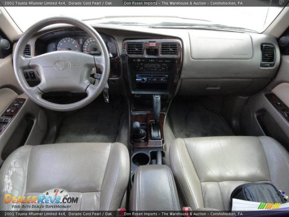 2001 Toyota 4Runner Limited 4x4 Dorado Gold Pearl / Oak Photo #30