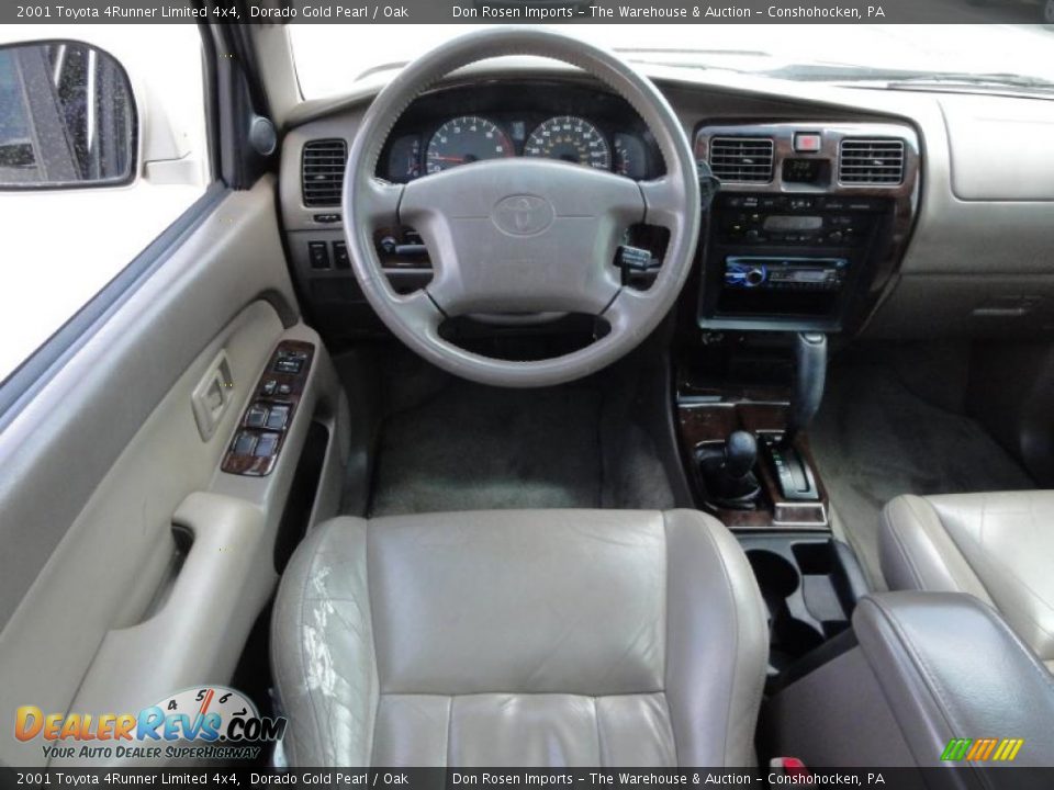 2001 Toyota 4Runner Limited 4x4 Dorado Gold Pearl / Oak Photo #31