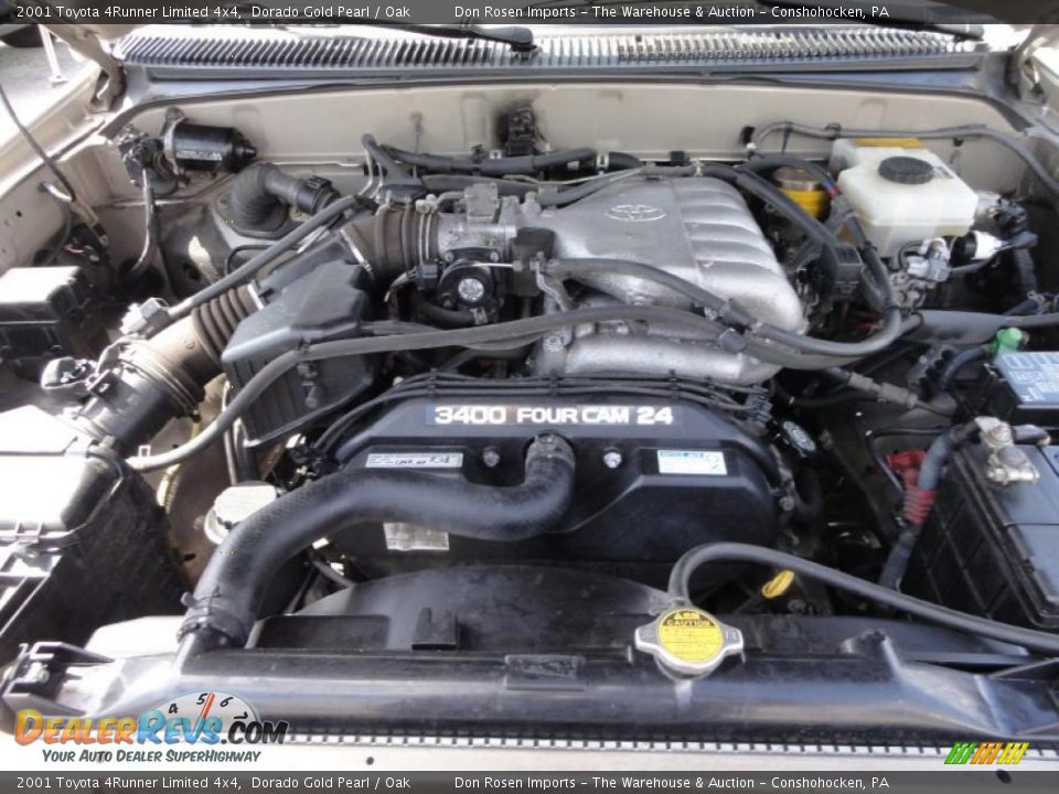 2001 Toyota 4Runner Limited 4x4 3.4 Liter DOHC 24-Valve V6 Engine Photo #35
