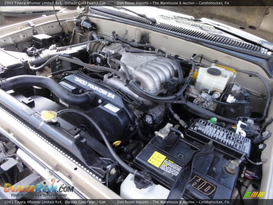 2001 Toyota 4Runner Limited 4x4 3.4 Liter DOHC 24-Valve V6 Engine Photo #36