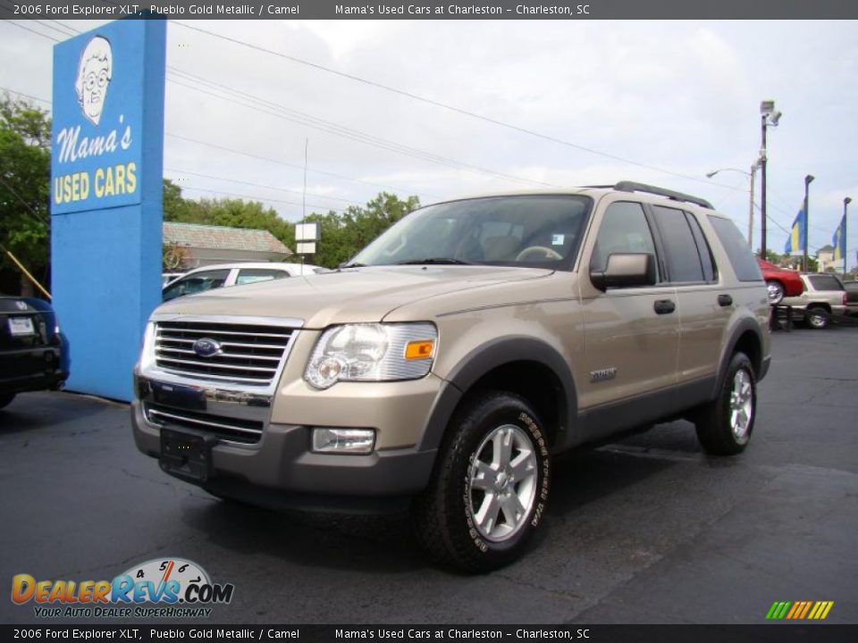 2006 Ford Explorer XLT Pueblo Gold Metallic / Camel Photo #4