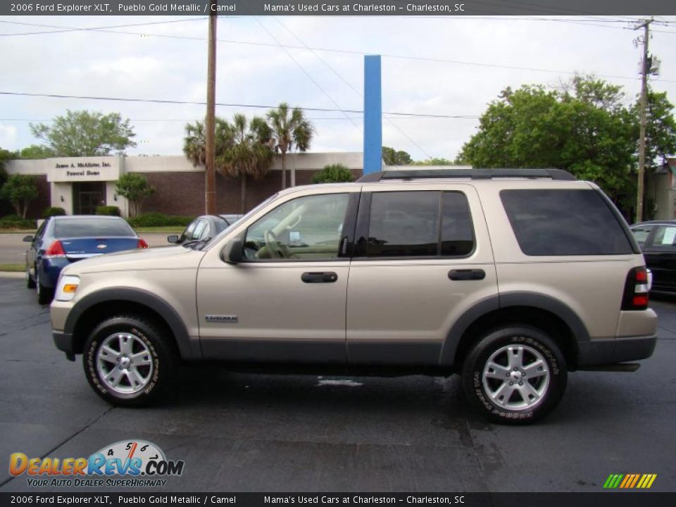 2006 Ford Explorer XLT Pueblo Gold Metallic / Camel Photo #5