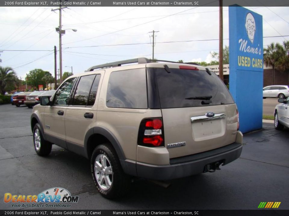 2006 Ford Explorer XLT Pueblo Gold Metallic / Camel Photo #6