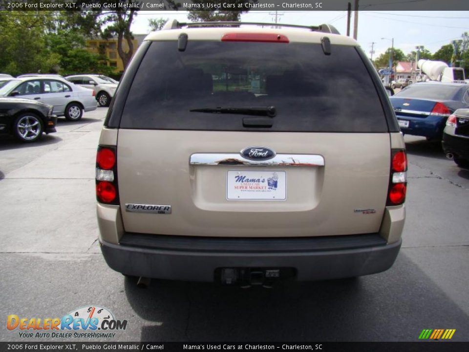 2006 Ford Explorer XLT Pueblo Gold Metallic / Camel Photo #7