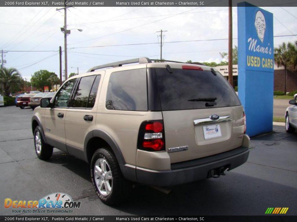 2006 Ford Explorer XLT Pueblo Gold Metallic / Camel Photo #8