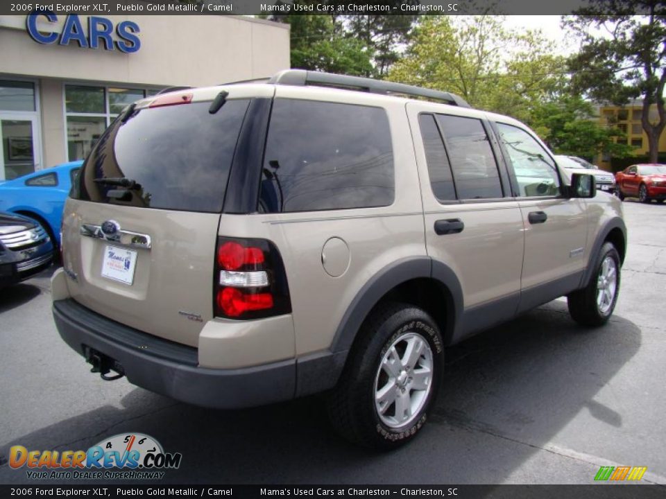 2006 Ford Explorer XLT Pueblo Gold Metallic / Camel Photo #9