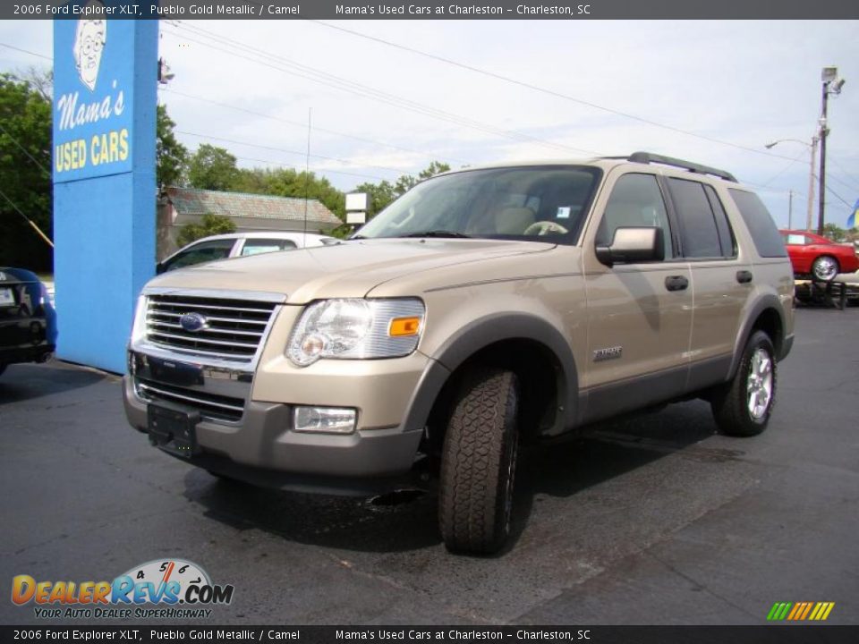 2006 Ford Explorer XLT Pueblo Gold Metallic / Camel Photo #34