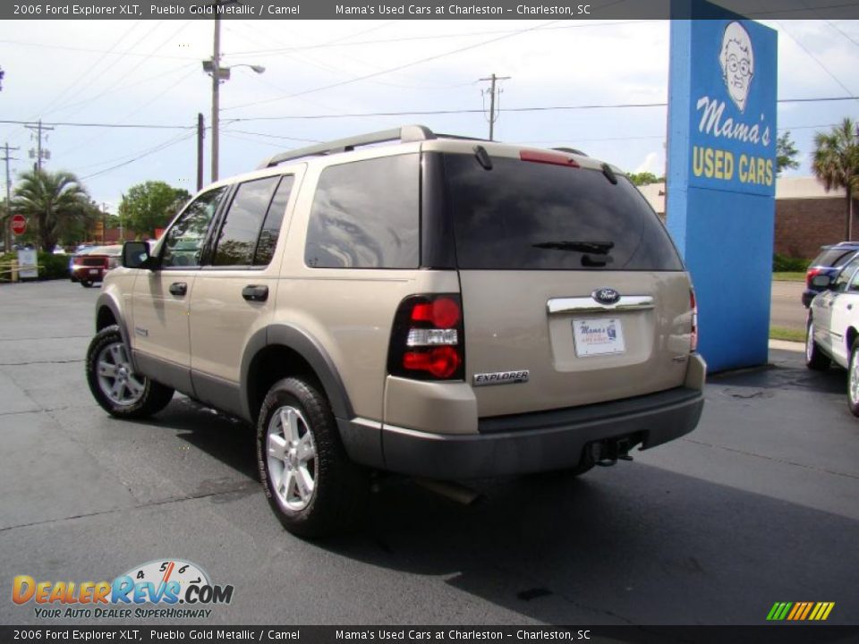 2006 Ford Explorer XLT Pueblo Gold Metallic / Camel Photo #35