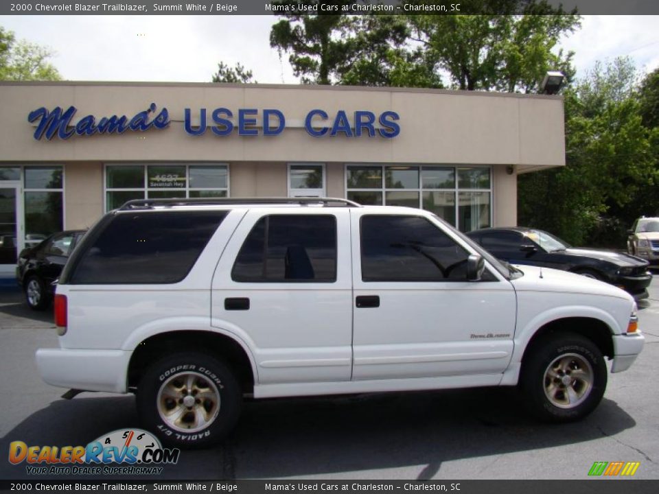 2000 Chevrolet Blazer Trailblazer Summit White / Beige Photo #1