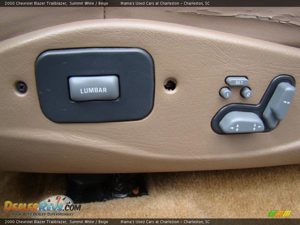2000 Chevrolet Blazer Trailblazer Summit White / Beige Photo #10