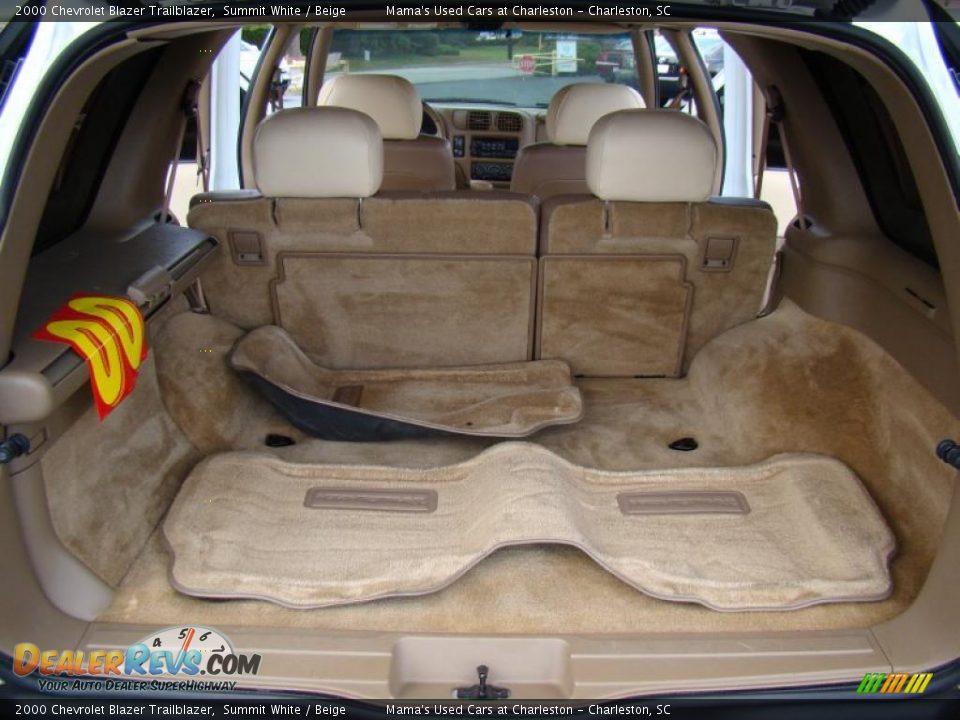 2000 Chevrolet Blazer Trailblazer Summit White / Beige Photo #15