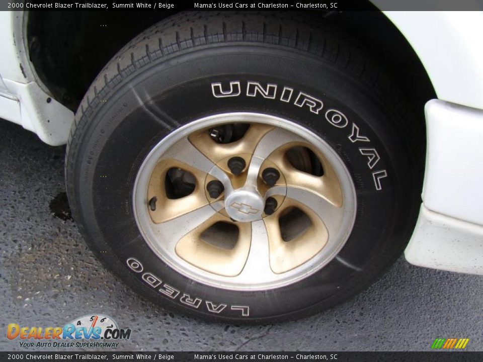 2000 Chevrolet Blazer Trailblazer Summit White / Beige Photo #31