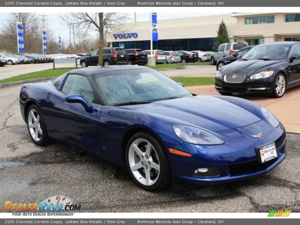 2005 Chevrolet Corvette Coupe LeMans Blue Metallic / Steel Grey Photo #2