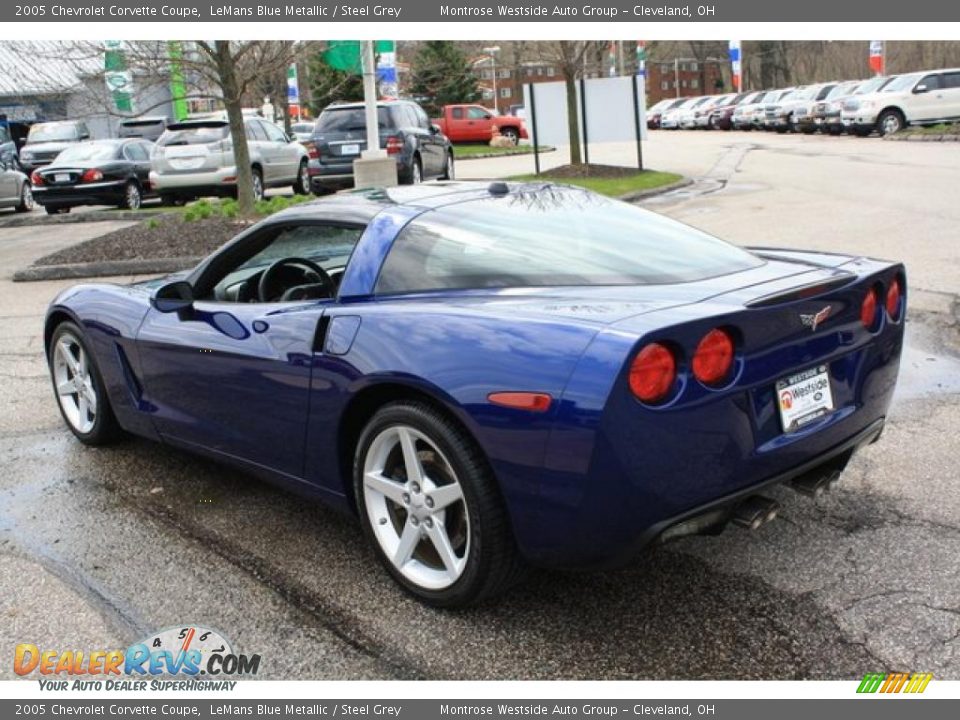 2005 Chevrolet Corvette Coupe LeMans Blue Metallic / Steel Grey Photo #5